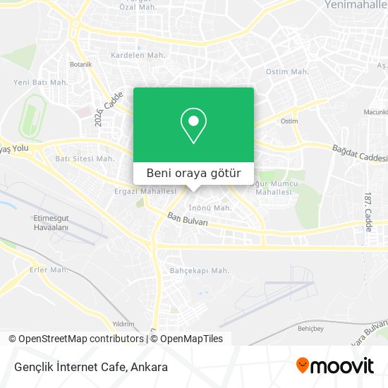 Gençlik İnternet Cafe harita