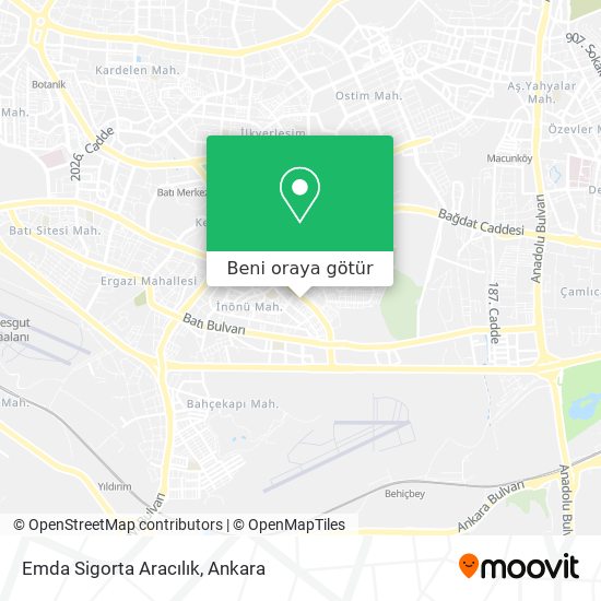 Emda Sigorta Aracılık harita