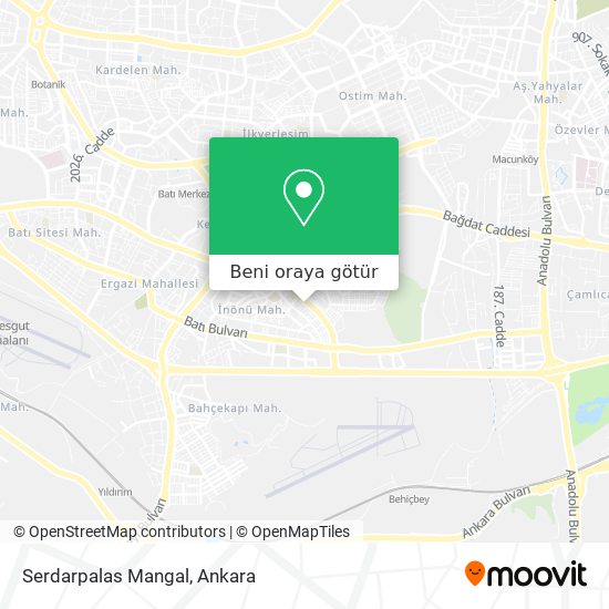 Serdarpalas Mangal harita