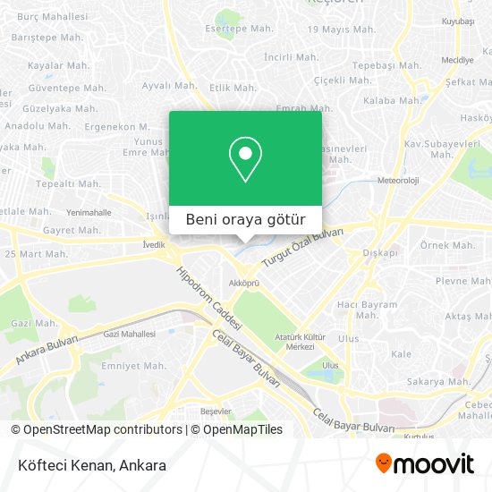 Köfteci Kenan harita