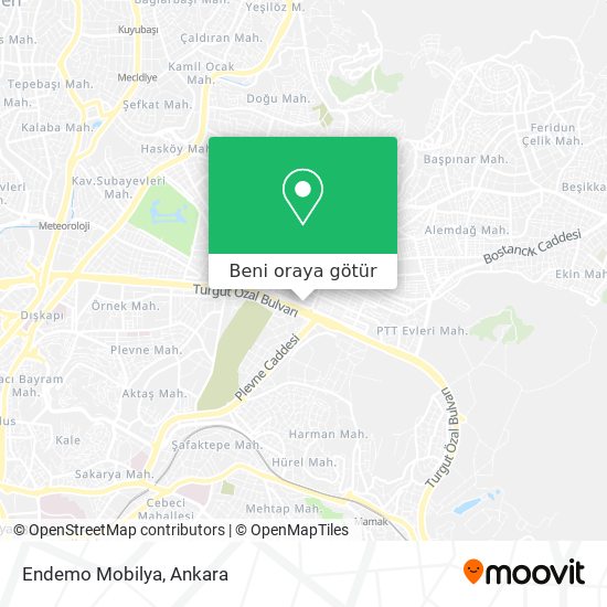 Endemo Mobilya harita