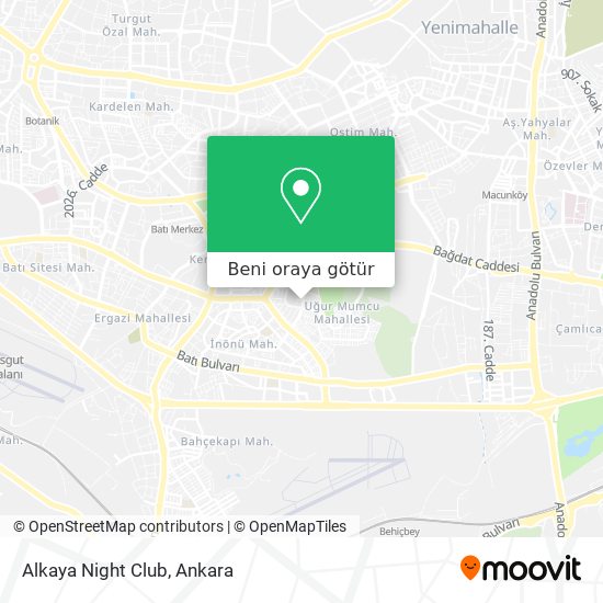 Alkaya Night Club harita