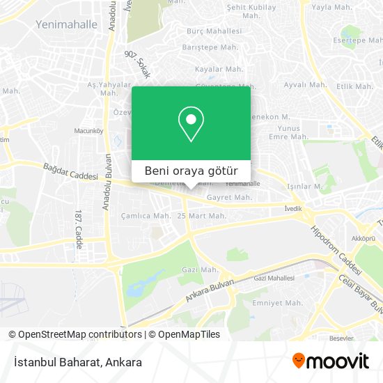 İstanbul Baharat harita