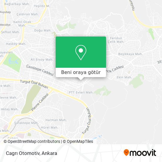 Cagrı Otomotiv harita