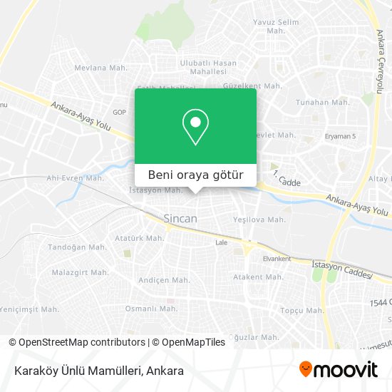 Karaköy Ünlü Mamülleri harita