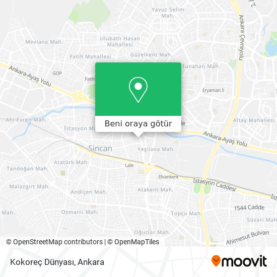 Kokoreç Dünyası harita