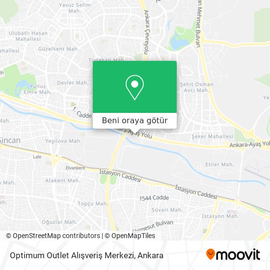Optimum Outlet Alışveriş Merkezi harita