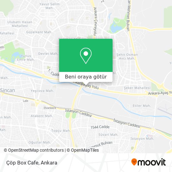 Çöp Box Cafe harita