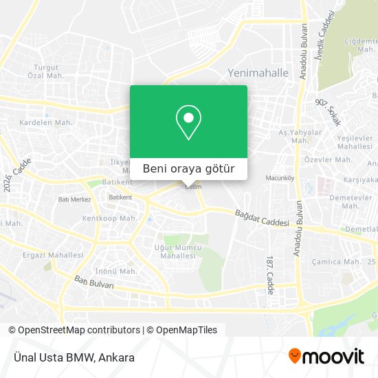 Ünal Usta BMW harita