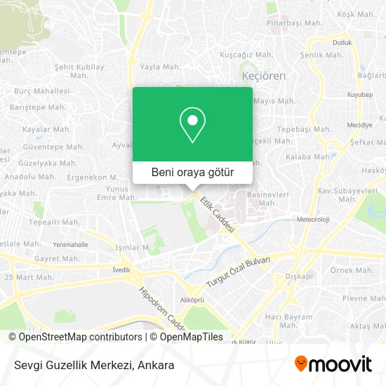 Sevgi Guzellik Merkezi harita