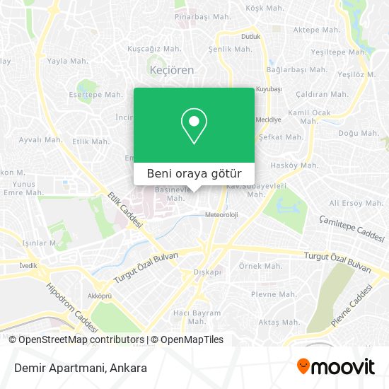 Demir Apartmani harita