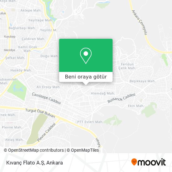 Kıvanç Flato A.Ş harita