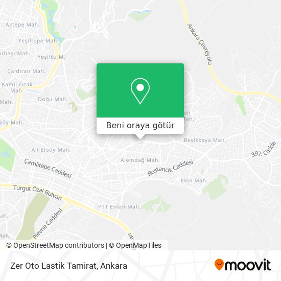Zer Oto Lastik Tamirat harita