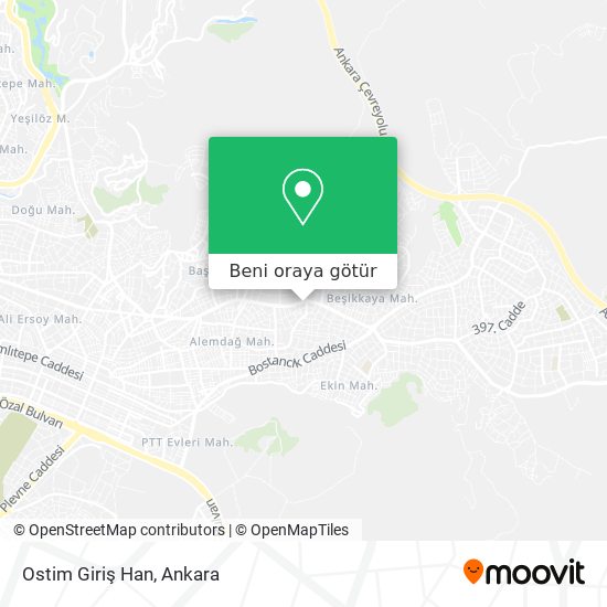 Ostim Giriş Han harita