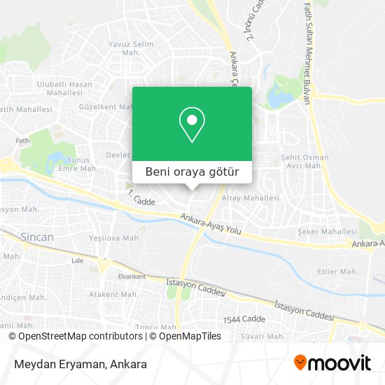 Meydan Eryaman harita