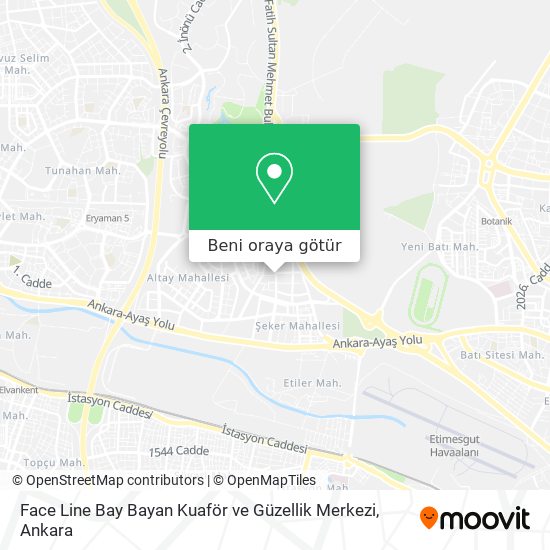 Face Line Bay Bayan Kuaför ve Güzellik Merkezi harita