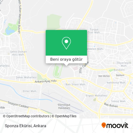 Sponza Ekürisi harita