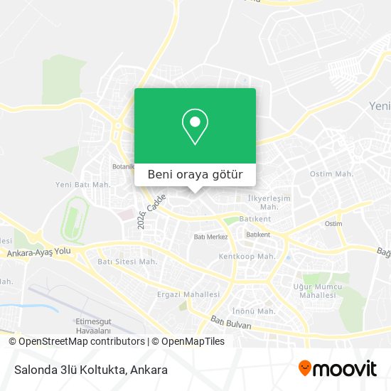 Salonda 3lü Koltukta harita