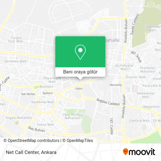 Net Call Center harita