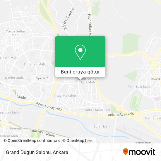 Grand Dugun Salonu harita