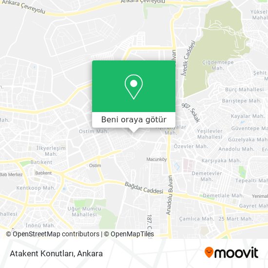Atakent Konutları harita