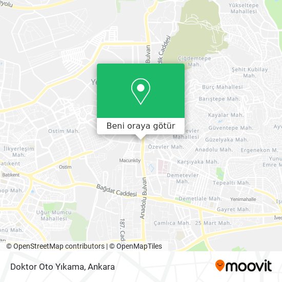 Doktor Oto Yıkama harita
