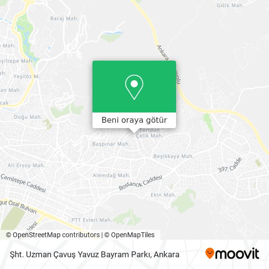 Şht. Uzman Çavuş Yavuz Bayram Parkı harita