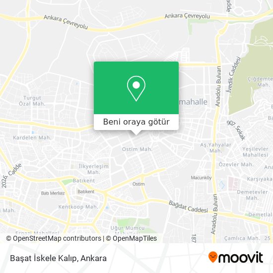 Başat İskele Kalıp harita