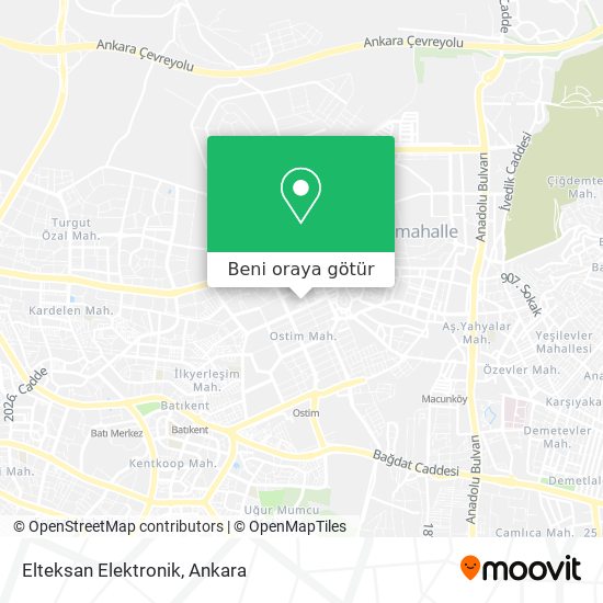 Elteksan Elektronik harita