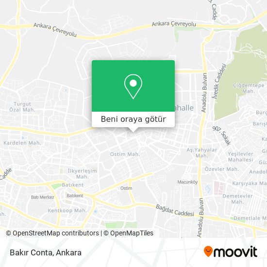 Bakır Conta harita