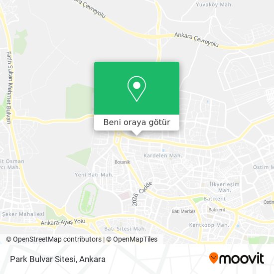 Park Bulvar Sitesi harita