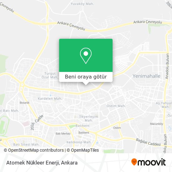 Atomek Nükleer Enerji harita