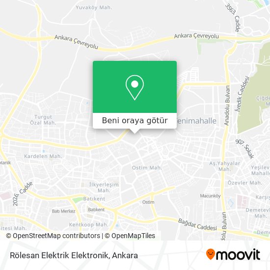 Rölesan Elektrik Elektronik harita