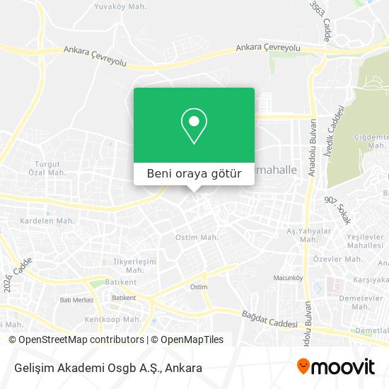Gelişim Akademi Osgb A.Ş. harita