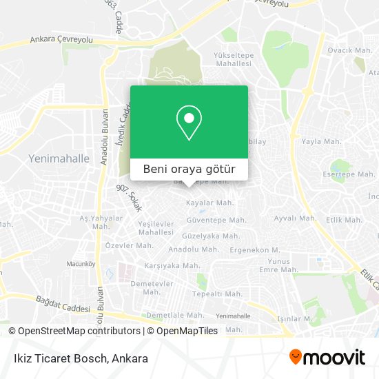 Ikiz Ticaret Bosch harita