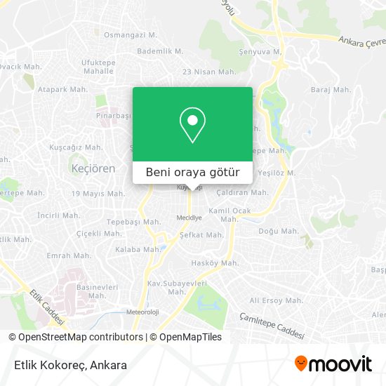 Etlik Kokoreç harita