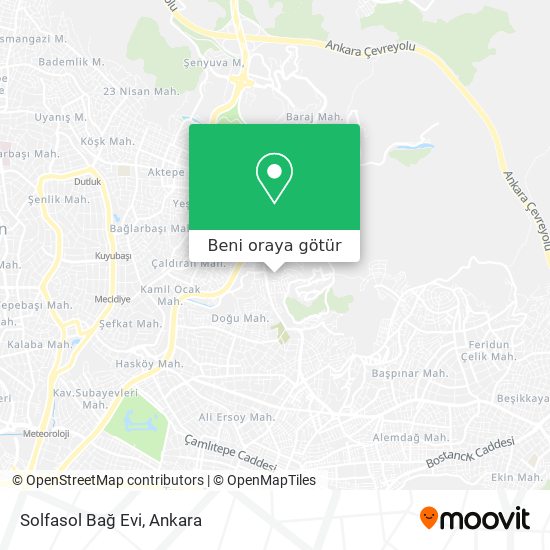 Solfasol Bağ Evi harita