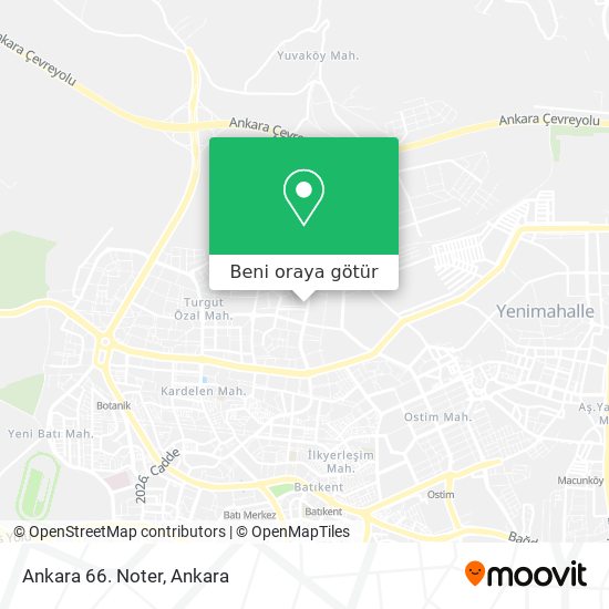 Ankara 66. Noter harita