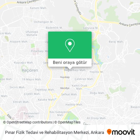 Pınar Fizik Tedavi ve Rehabilitasyon Merkezi harita