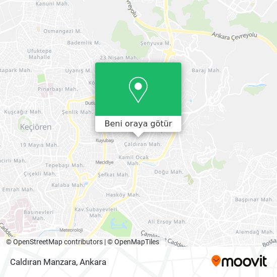 Caldıran Manzara harita