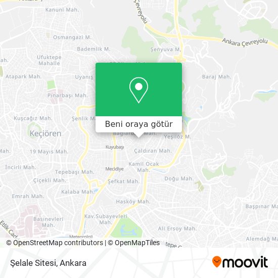 Şelale Sitesi harita