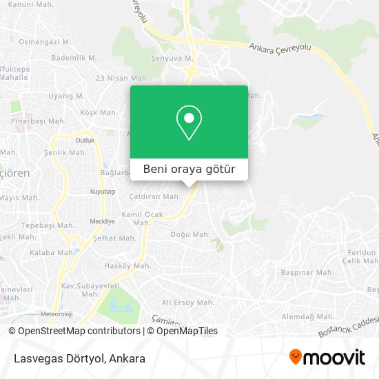 Lasvegas Dörtyol harita