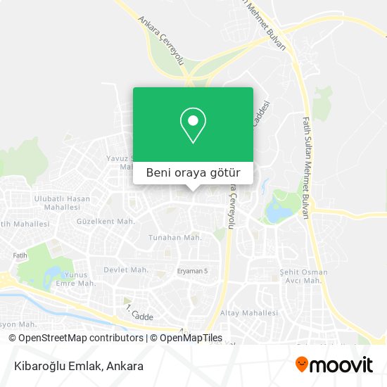 Kibaroğlu Emlak harita