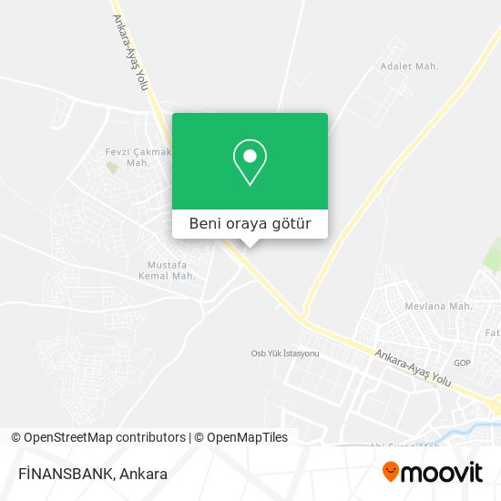 FİNANSBANK harita