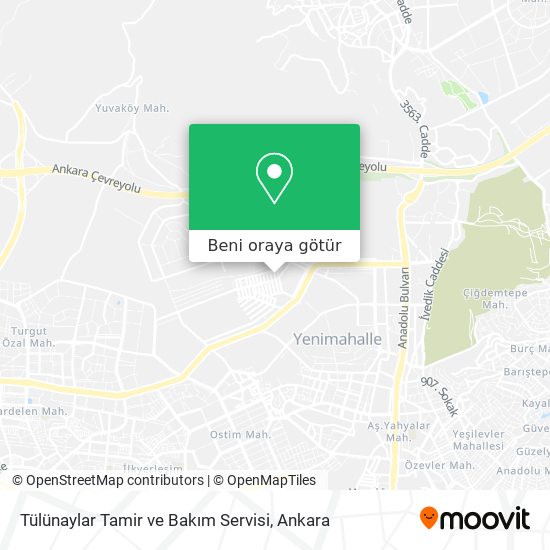 Tülünaylar Tamir ve Bakım Servisi harita