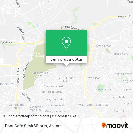 Dost Cafe Simit&Bistro harita