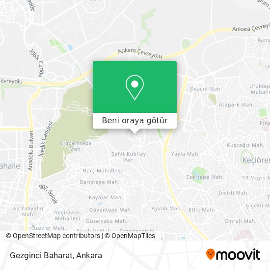 Gezginci Baharat harita