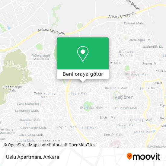 Uslu Apartmanı harita