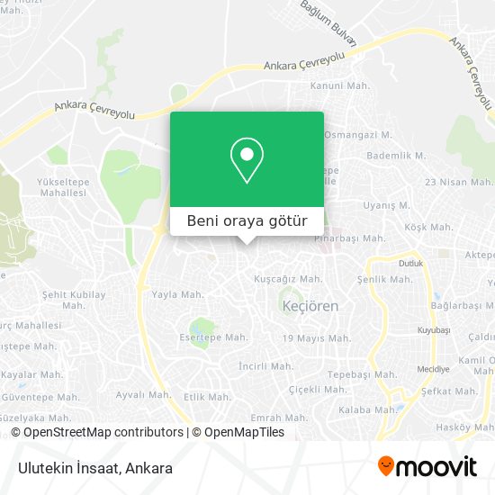 Ulutekin İnsaat harita