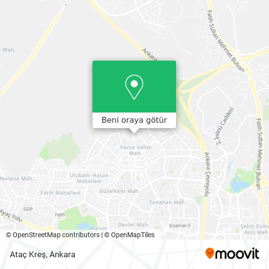 Ataç Kreş harita